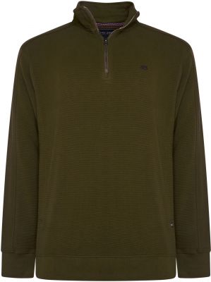 Sweat Col Zip Gris Kam du 2XL au 8XL