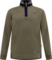 Sweat Col Zip Kaki Duke Du 3XL au 8XL