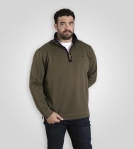 Sweat Col Zip Kaki Duke Du 3XL au 8XL