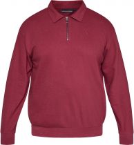 Sweat Col Zip Rouge All Size du 3XL au 8XL