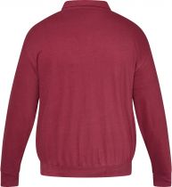 Sweat Col Zip Rouge All Size du 3XL au 8XL