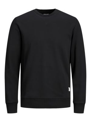 Sweat Manches Longues Noir Jack&Jones du 4XL au 8XL