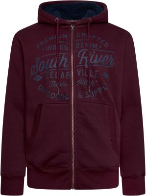 Sweat Polaire � Capuche  Bordeaux Kam du 2XL au 8XL