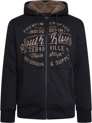 Sweat Polaire � Capuche  Noir Kam du 2XL au 8XL