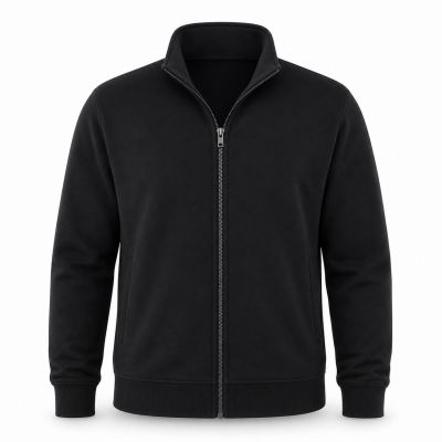 Sweat Zipp� Noir Ahorn du 2XL au 10XL