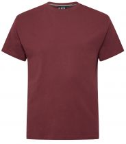 T-shirt &agrave; Manches Courtes Bordeaux All Size du 2XL au 8XL