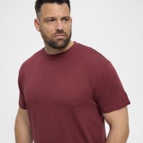 T-shirt &agrave; Manches Courtes Bordeaux All Size du 2XL au 8XL