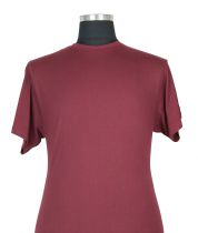 T-shirt à Manches Courtes Grande Taille Bordeaux du 2XL au 8XL All Size