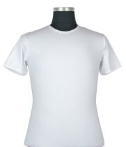T-shirt à Manches Courtes Stretch Blanc du 2XL au 8XL Kitaro