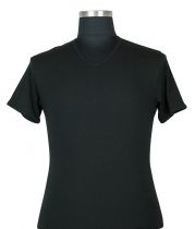 T-shirt à Manches Courtes Stretch Noir du 2XL au 8XL Kitaro
