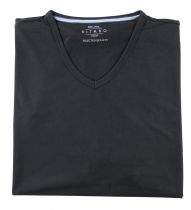 T-shirt à Manches Courtes Stretch Noir du 2XL au 8XL Kitaro