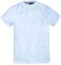T-Shirt Blanc Manches Courtes Col Rond 100% Cotton All Size