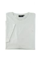 T-Shirt Blanc Manches Courtes Col Rond Kitaro