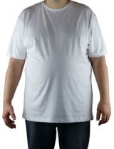 T-Shirt Blanc Manches Courtes Col Rond Kitaro