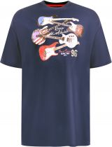 T-shirt Manches Courtes Bleu Marine Duke Du 3XL au 8XL