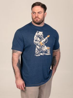 T-shirt Manches Courtes Bleu Marine Duke Du 3XL au 8XL