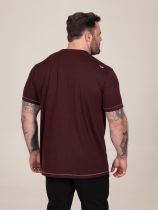 T-shirt Manches Courtes Bordeaux Duke Du 3XL au 8XL