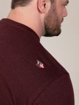 T-shirt Manches Courtes Bordeaux Duke Du 3XL au 8XL