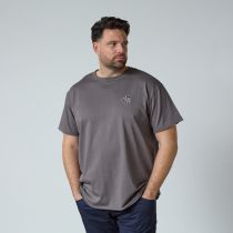 T-shirt Manches Courtes Gris All Size du 3XL au 8XL