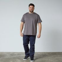 T-shirt Manches Courtes Gris All Size du 3XL au 8XL
