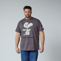 T-shirt Manches Courtes Gris All Size du 3XL au 8XL