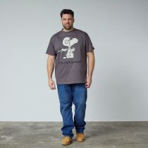 T-shirt Manches Courtes Gris All Size du 3XL au 8XL