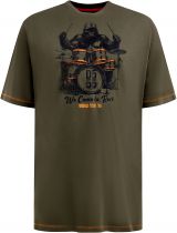 T-shirt Manches Courtes Kaki Duke Du 3XL au 8XL