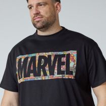 T-shirt Manches Courtes Noir All Size du 3XL au 8XL