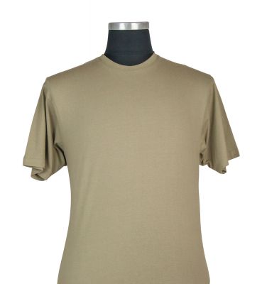 T-Shirt Manches Courtes Vert Olive Kam Jeans du 2XL au 8XL