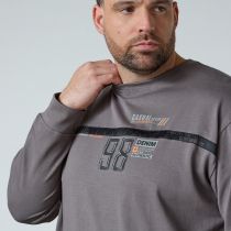 T-shirt Manches Longues Gris All Size du 3XL au 8XL