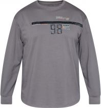 T-shirt Manches Longues Gris All Size du 3XL au 8XL