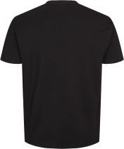 T-Shirt Noir Manches Courtes Col Rond Coton All Size