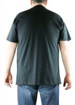 T-Shirt Noir Manches Courtes Col Rond Cotton All Size