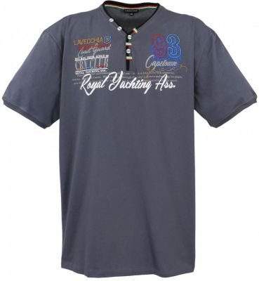 Tshirt Manches Courtes Anthracite du 3XL au 8XL Lavecchia