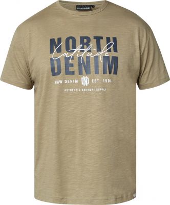 Tshirt Manches Courtes Beige All Size du 3XL au 8XL