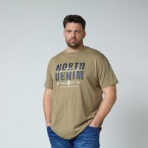 Tshirt Manches Courtes Beige All Size du 3XL au 8XL