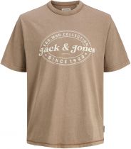 Tshirt Manches Courtes Beige Jack&Jones du 3XL au 8XL