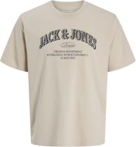 Tshirt Manches Courtes Beige Jack&Jones du 3XL au 8XL
