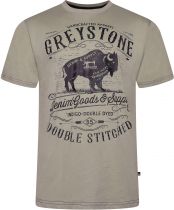 Tshirt Manches Courtes Beige Kam du 2XL au 8XL