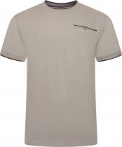 Tshirt Manches Courtes Beige Kam du 3XL au 8XL