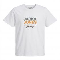 Tshirt Manches Courtes Blanc Jack&Jones du 3XL au 6XL