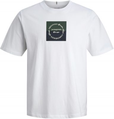 Tshirt Manches Courtes Blanc Jack&Jones du 3XL au 8XL