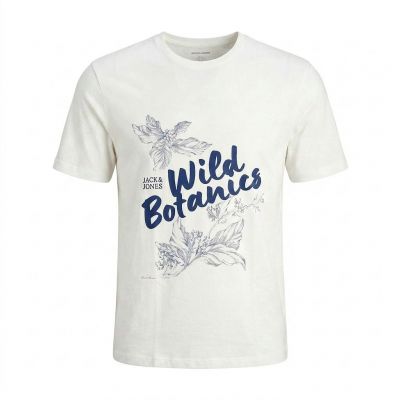 Tshirt Manches Courtes Blanc Jack&Jones du 3XL au 8XL