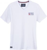 Tshirt Manches Courtes Blanc Redfield du 3XL au 10XL