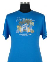 Tshirt Manches Courtes Bleu  Duke Du 3XL au 8XL