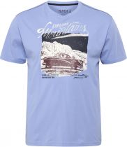 Tshirt Manches Courtes Bleu All Size du 3XL au 8XL