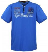 Tshirt Manches Courtes Bleu du 3XL au 8XL Lavecchia