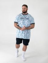 Tshirt Manches Courtes Bleu Duke Du 3XL au 6XL