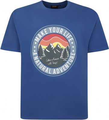 Tshirt Manches Courtes Bleu Espionage du 2XL au 8XL