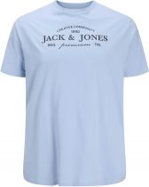 Tshirt Manches Courtes Bleu Jack&Jones du 3XL au 8XL